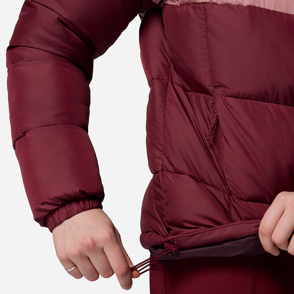 Áo Khoác Nữ Columbia Puffect™ II Colorblock - Đỏ - Supersports Vietnam