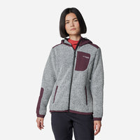 Áo Khoác Nữ Columbia Arctic Crest™ Sherpa Full Zip - Xám - Supersports Vietnam