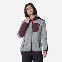Áo Khoác Nữ Columbia Arctic Crest™ Sherpa Full Zip - Xám - Supersports Vietnam