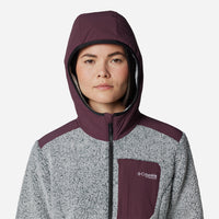 Áo Khoác Nữ Columbia Arctic Crest™ Sherpa Full Zip - Xám - Supersports Vietnam