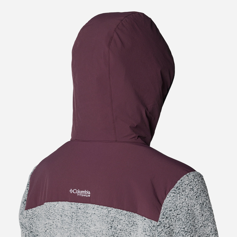 Áo Khoác Nữ Columbia Arctic Crest™ Sherpa Full Zip - Xám - Supersports Vietnam