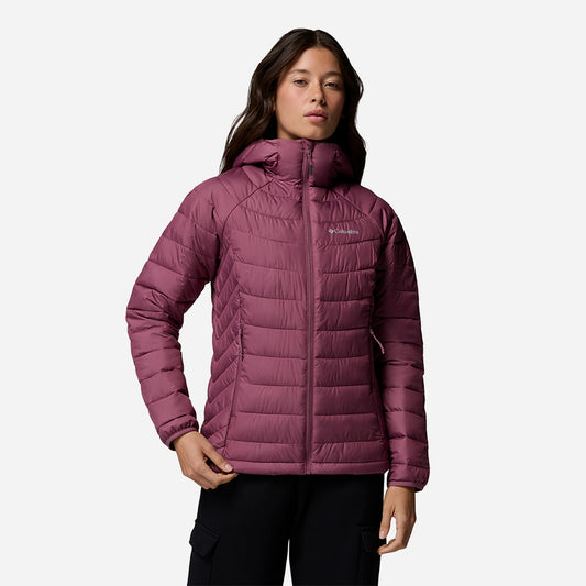 Áo Khoác Nữ Columbia Powder Lite™ II Hooded - Hồng - Supersports Vietnam