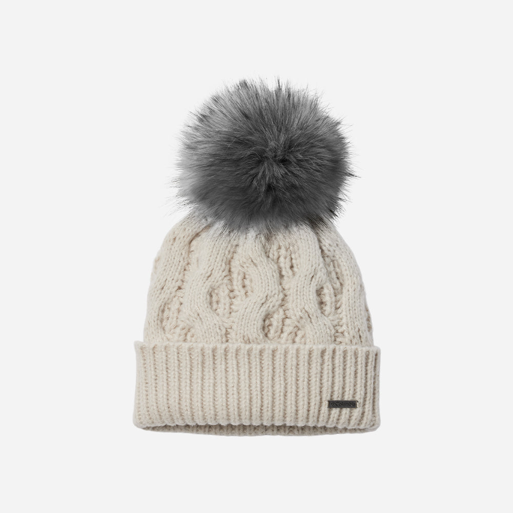 Mũ Len Columbia Boundless Days™ Cable Knit Pom - Be - Supersports Vietnam