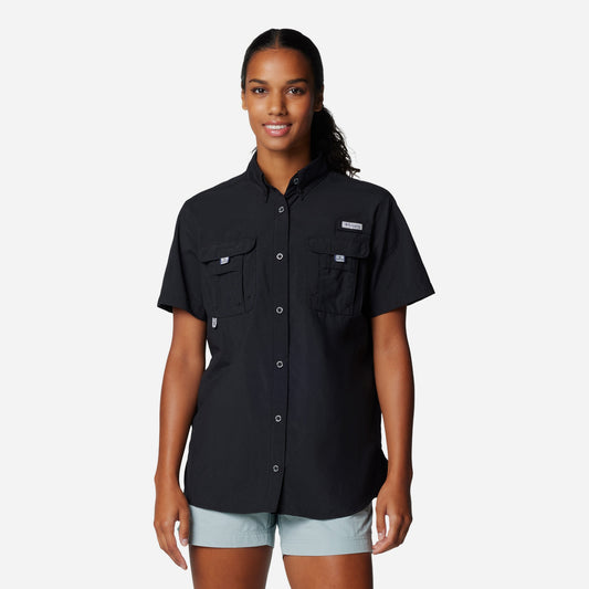 Áo Sơ Mi Ngắn Tay Nữ Columbia Pfg Bahama™ Ii - Đen - Supersports Vietnam