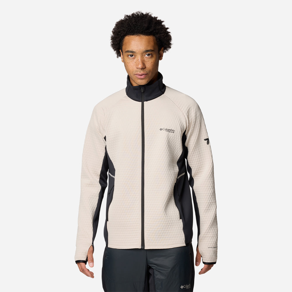 Áo Khoác Nam Columbia Crystal Leaf™ Omni-Heat™ Helix Full Zip - Be - Supersports Vietnam