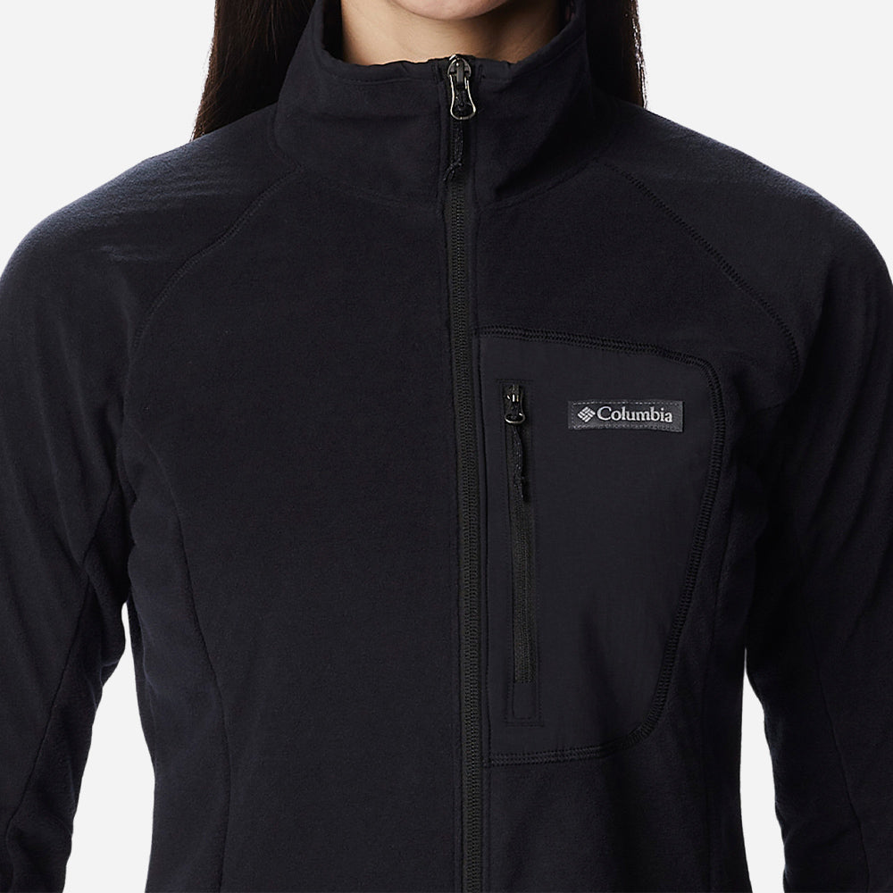 Áo Khoác Nữ Columbia Outdoor Tracks™ Full Zip Ii - Đen - Supersports Vietnam