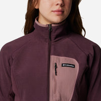 Áo Khoác Nữ Columbia Outdoor Tracks™ Full Zip Ii - Tím - Supersports Vietnam