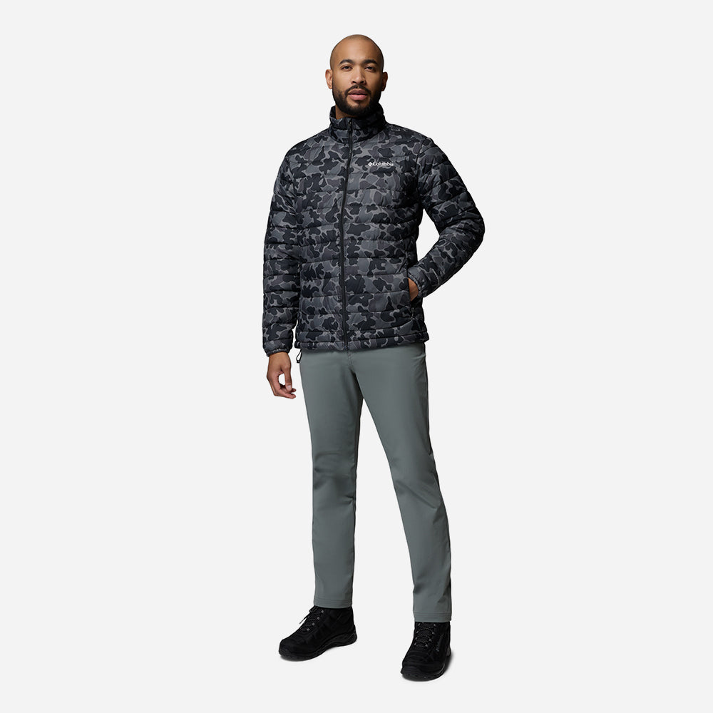 Áo Khoác Nam Columbia Powder Lite™ II Printed - Xám - Supersports Vietnam