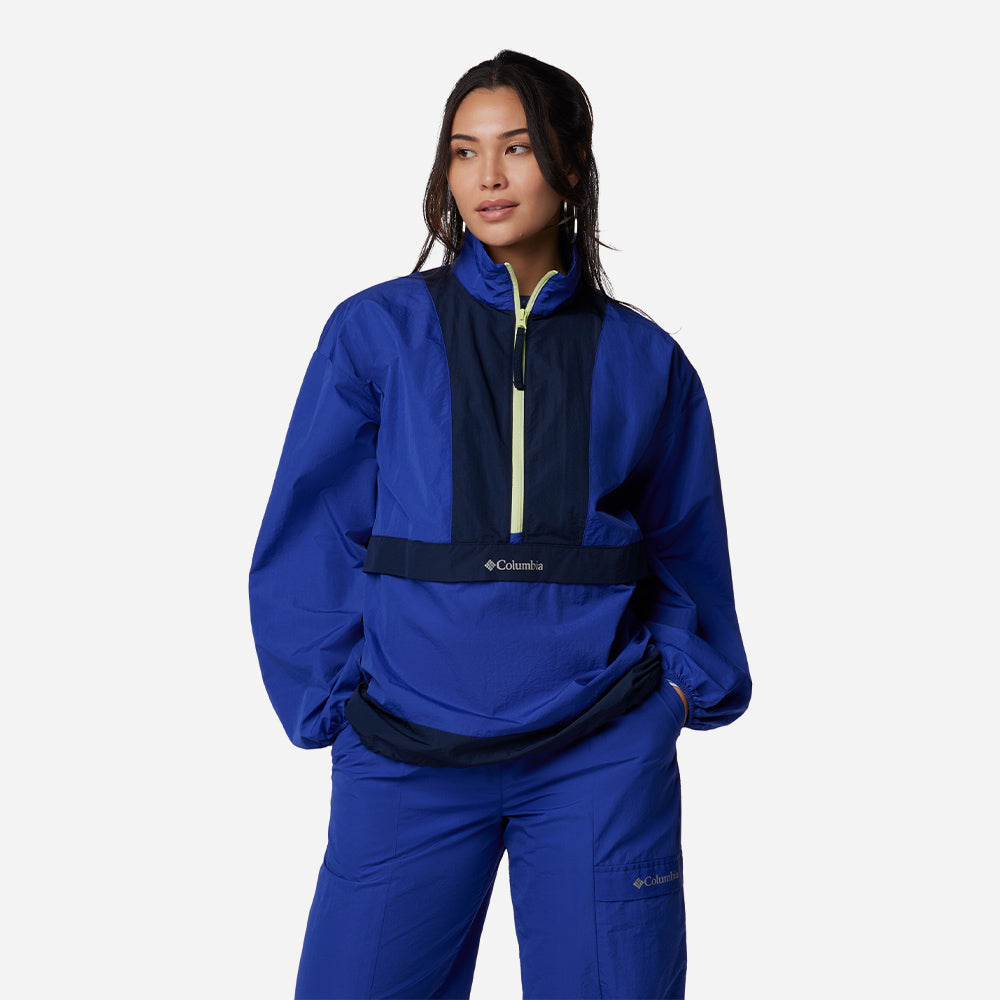 Áo Khoác Nữ Columbia Boundless Adventure™ Anorak - Xanh Dương - Supersports Vietnam