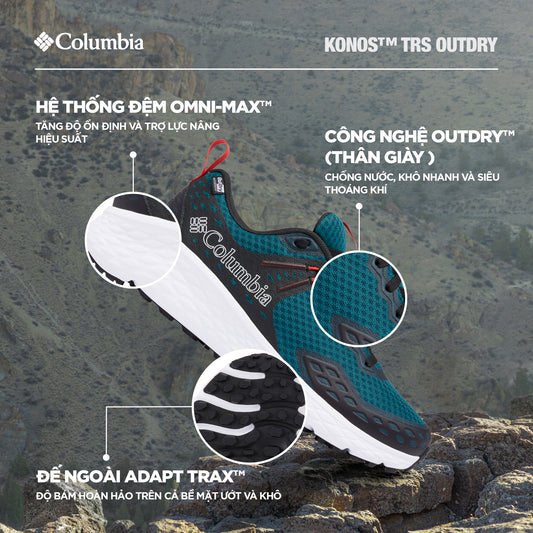 Giày Chạy Trail Nam Columbia Konos™ Trs Outdry - Xanh Dương - Supersports Vietnam