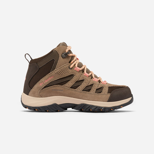 Giày Leo Núi Nữ Columbia Crestwood™ Mid Waterproof - Nâu - Supersports Vietnam
