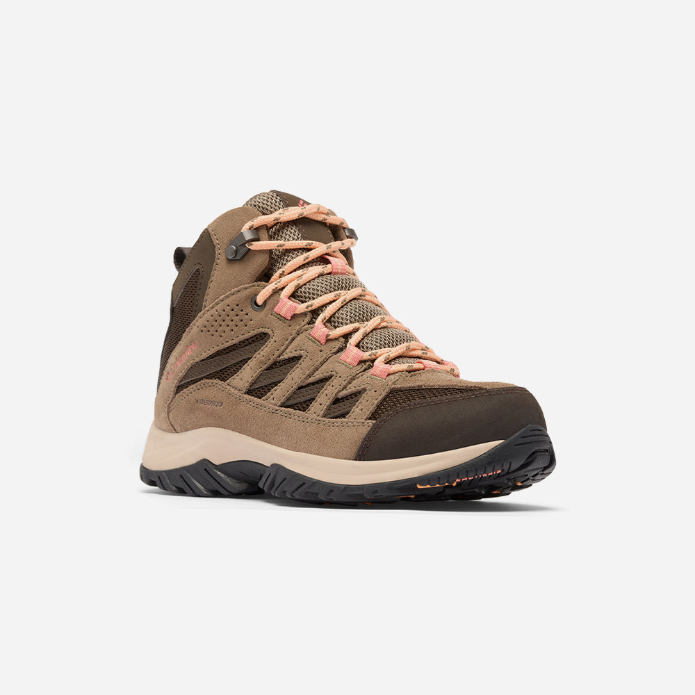 Giày Leo Núi Nữ Columbia Crestwood™ Mid Waterproof - Nâu - Supersports Vietnam