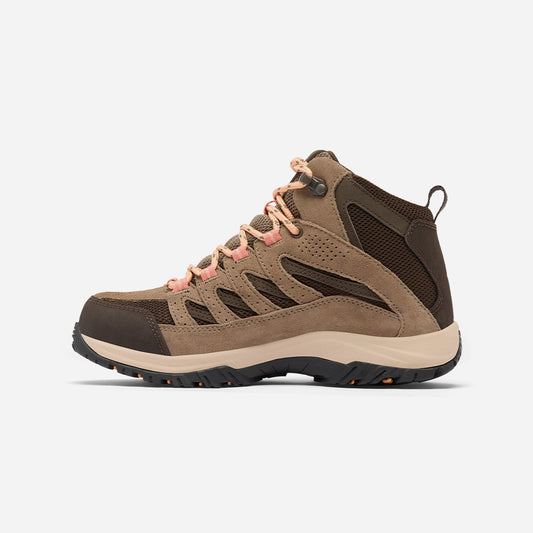 Giày Leo Núi Nữ Columbia Crestwood™ Mid Waterproof - Nâu - Supersports Vietnam
