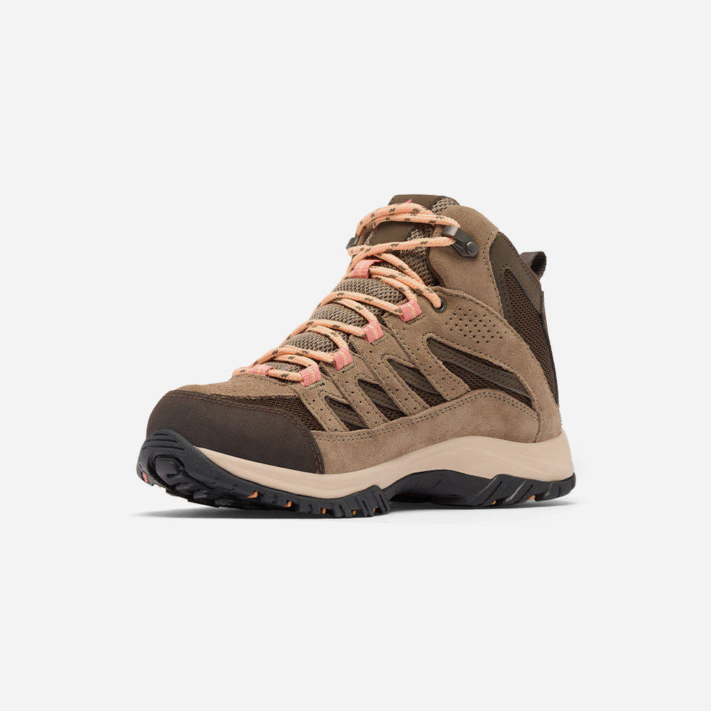 Giày Leo Núi Nữ Columbia Crestwood™ Mid Waterproof - Nâu - Supersports Vietnam