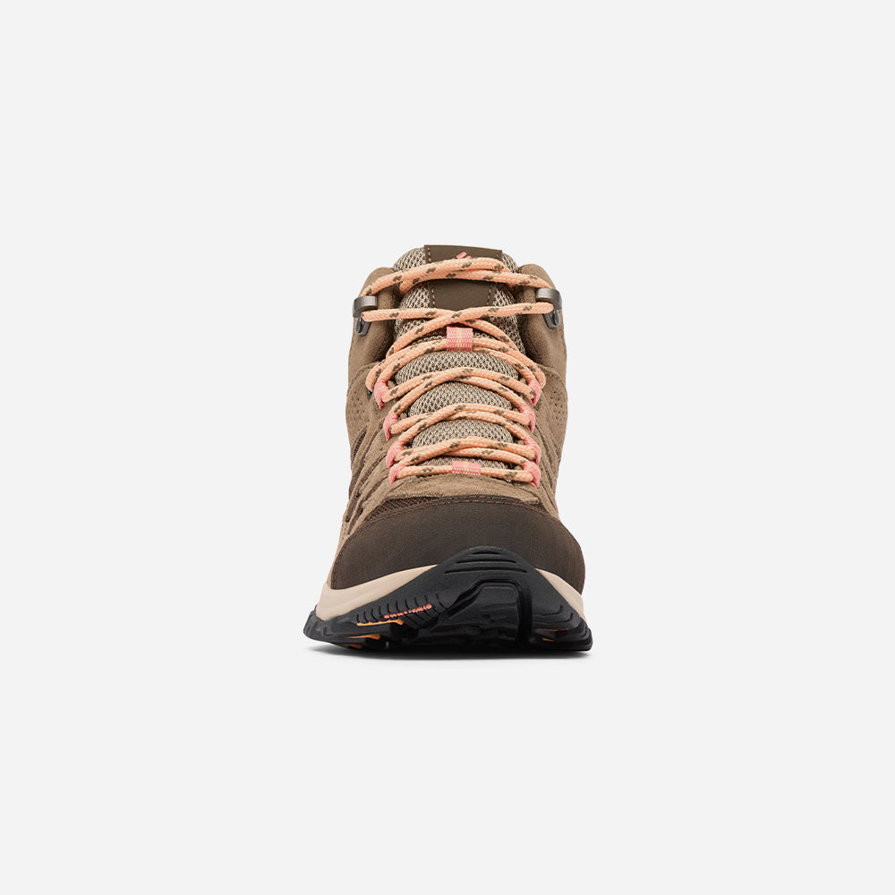 Giày Leo Núi Nữ Columbia Crestwood™ Mid Waterproof - Nâu - Supersports Vietnam