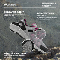 Giày Leo Núi Nữ Columbia Peakfreak™ Ii Outdry™ (Phiên Bản Mới Nhất 2024) - Xám - Supersports Vietnam