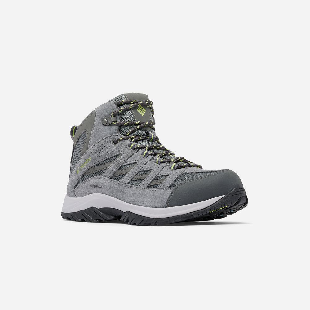 Giày Thể Thao Đa Năng Nam Columbia Crestwood™ Mid Waterproof - Xám - Supersports Vietnam