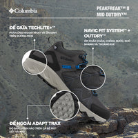 Giày Leo Núi Nam Columbia Peakfreak™ Ii Mid Outdry™ (Phiên Bản Mới Nhất 2024) - Xám - Supersports Vietnam