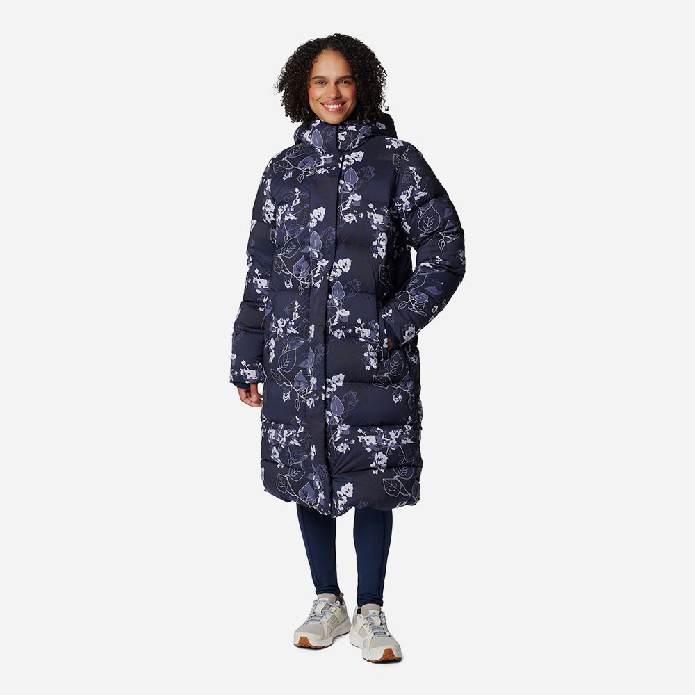 Áo Khoác Nữ Columbia Boundless Days™ Print Long Down - Xanh Navy - Supersports Vietnam