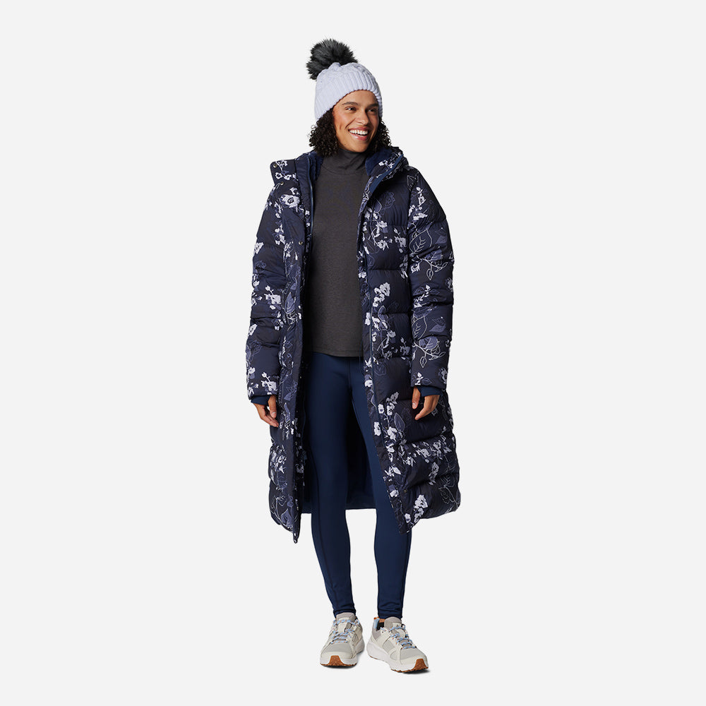 Áo Khoác Nữ Columbia Boundless Days™ Print Long Down - Xanh Navy - Supersports Vietnam