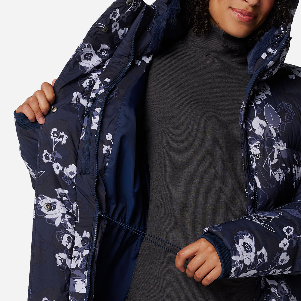 Áo Khoác Nữ Columbia Boundless Days™ Print Long Down - Xanh Navy - Supersports Vietnam