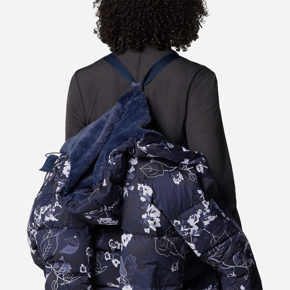 Áo Khoác Nữ Columbia Boundless Days™ Print Long Down - Xanh Navy - Supersports Vietnam