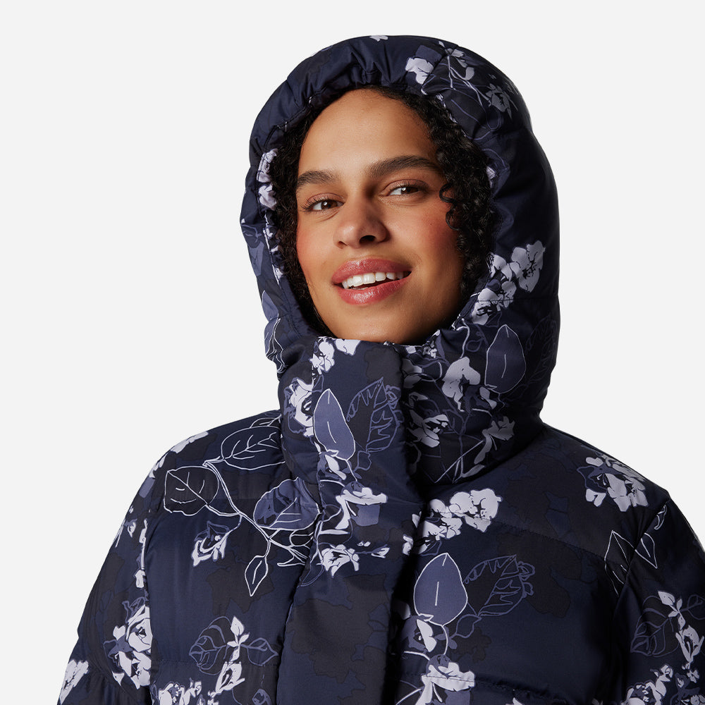 Áo Khoác Nữ Columbia Boundless Days™ Print Long Down - Xanh Navy - Supersports Vietnam