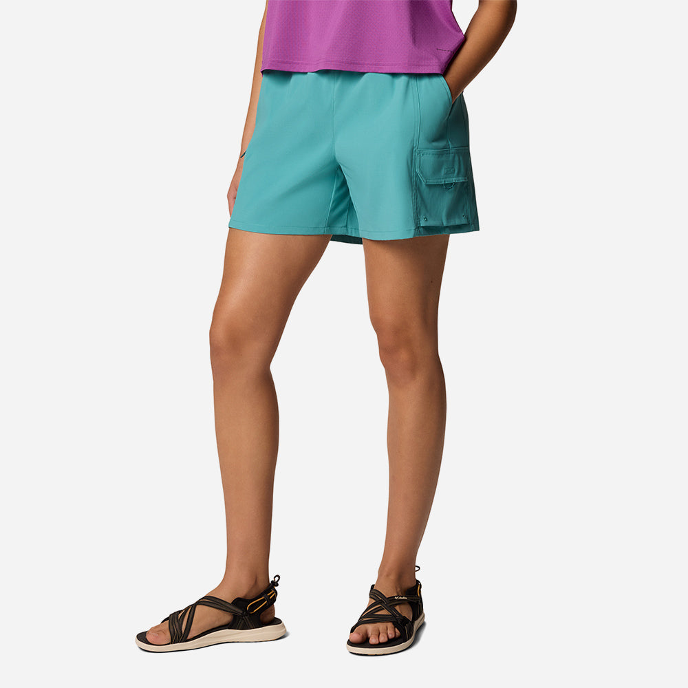 Quần Ngắn Nữ Columbia Weekend Rays™ Water - Xanh Dương - Supersports Vietnam