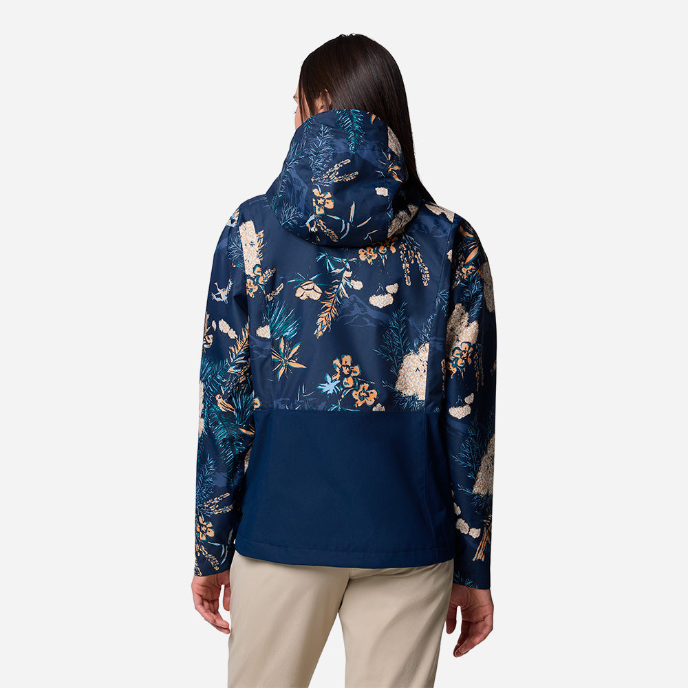 Áo Khoác Nữ Columbia Hikebound™ Printed - Xanh Navy - Supersports Vietnam