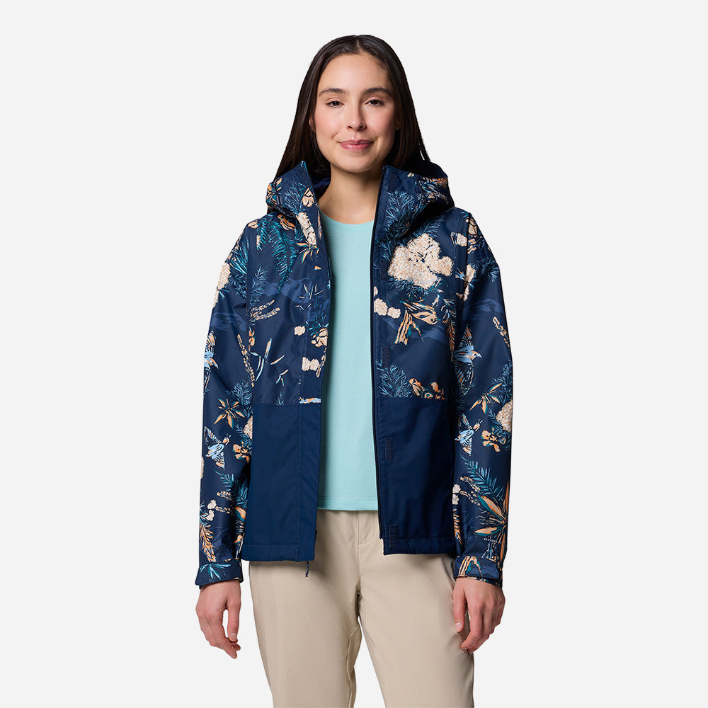Áo Khoác Nữ Columbia Hikebound™ Printed - Xanh Navy - Supersports Vietnam