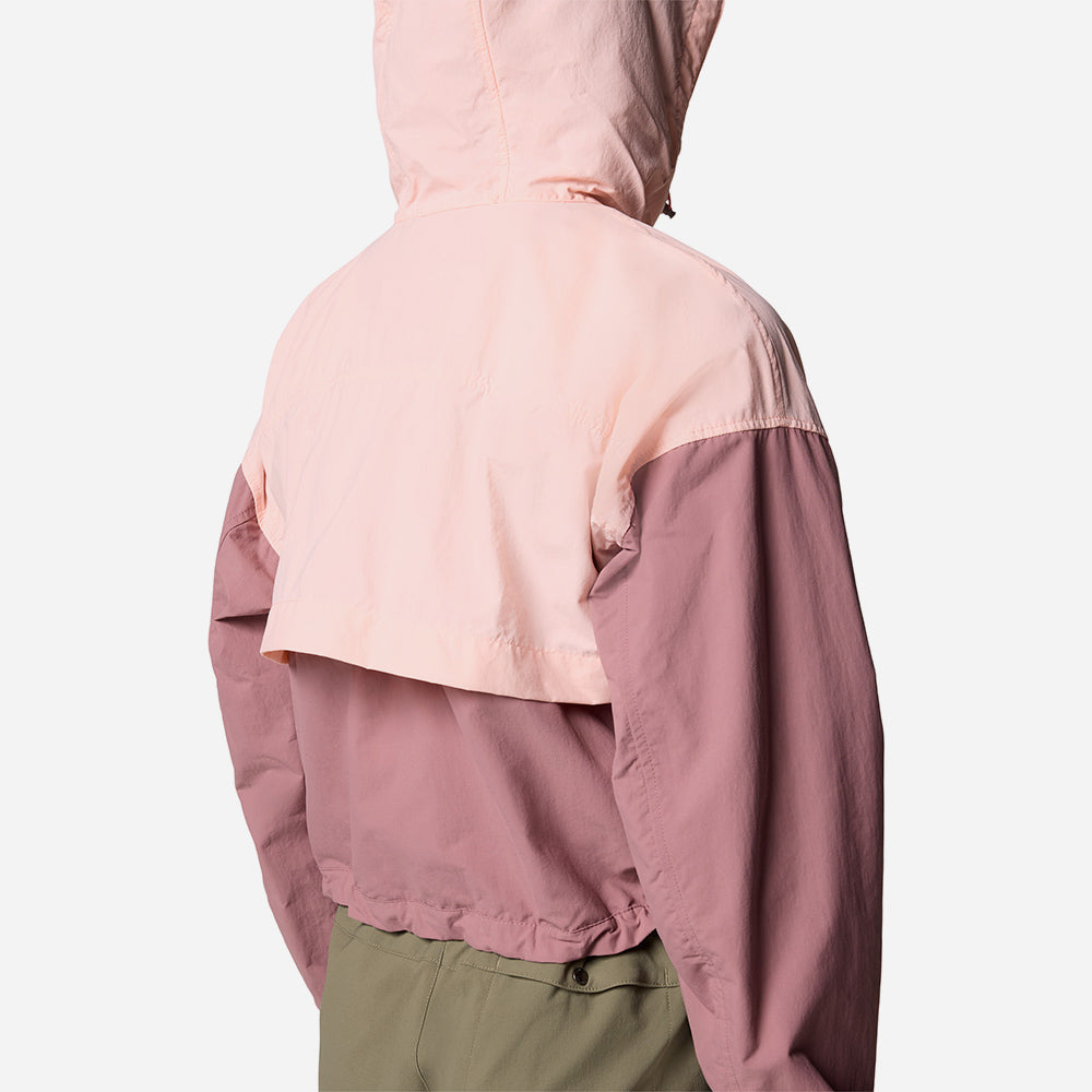 Áo Khoác Nữ Columbia Spire Valley™ Cropped Windbreaker - Hồng - Supersports Vietnam