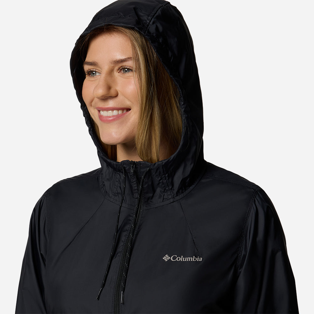 Áo Khoác Nữ Columbia Flash Forward™ II Windbreaker - Đen - Supersports Vietnam