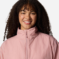Áo Khoác Nữ Columbia Paracutie™ Cropped Cargo Windbreaker - Hồng - Supersports Vietnam
