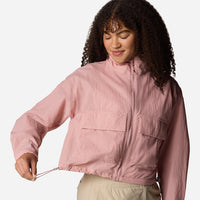 Áo Khoác Nữ Columbia Paracutie™ Cropped Cargo Windbreaker - Hồng - Supersports Vietnam