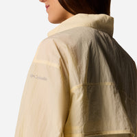 Áo Khoác Nữ Columbia Paracutie™ Cropped Cargo Windbreaker - Vàng - Supersports Vietnam