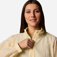 Áo Khoác Nữ Columbia Paracutie™ Cropped Cargo Windbreaker - Vàng - Supersports Vietnam