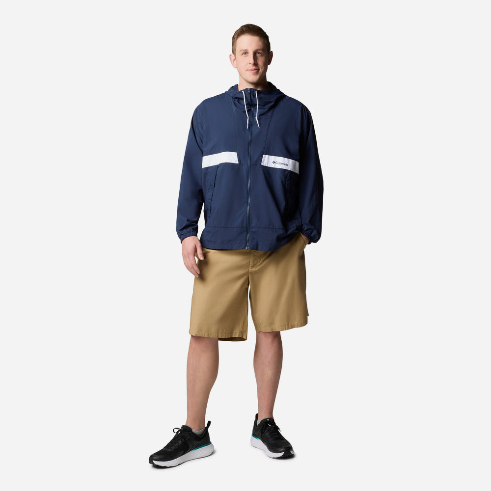 Áo Khoác Nam Columbia Spire Valley™ Hooded Windbreaker - Xanh Navy - Supersports Vietnam