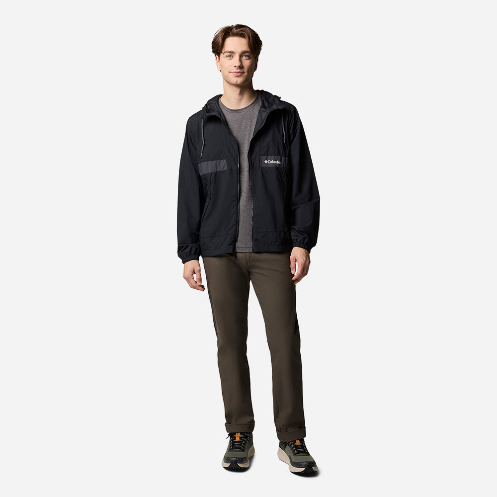 Áo Khoác Nam Columbia Spire Valley™ Hooded Windbreaker - Đen - Supersports Vietnam