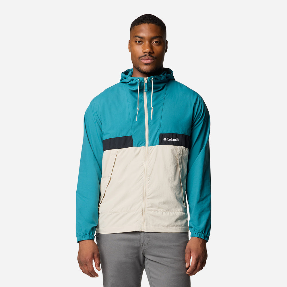 Áo Khoác Nam Columbia Spire Valley™ Hooded Windbreaker - Xanh Dương - Supersports Vietnam