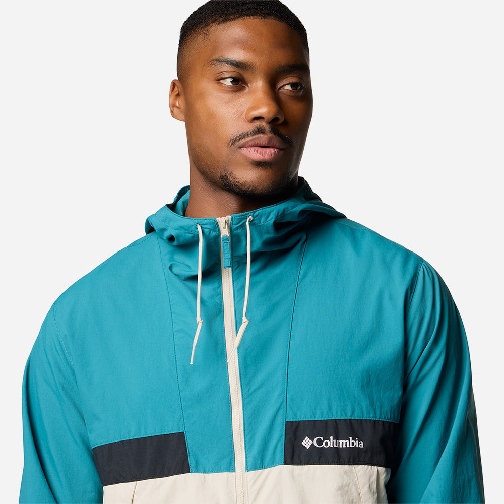 Áo Khoác Nam Columbia Spire Valley™ Hooded Windbreaker - Xanh Dương - Supersports Vietnam