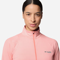 Áo Thun Dài Tay Nữ Columbia Summit Valley™ Half Zip - Hồng - Supersports Vietnam