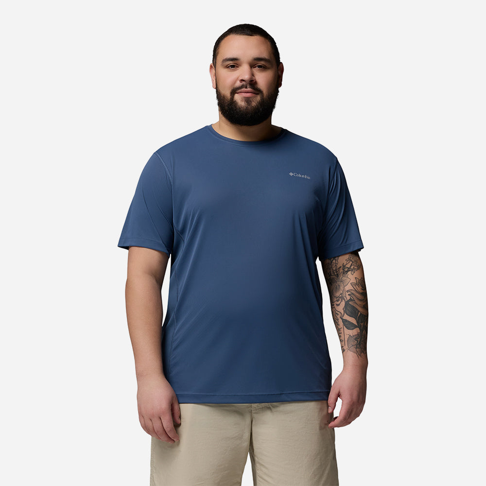 Áo Thun Nam Columbia Zero Rules™ Light Short Sleeve Crew - Xanh Dương - Supersports Vietnam
