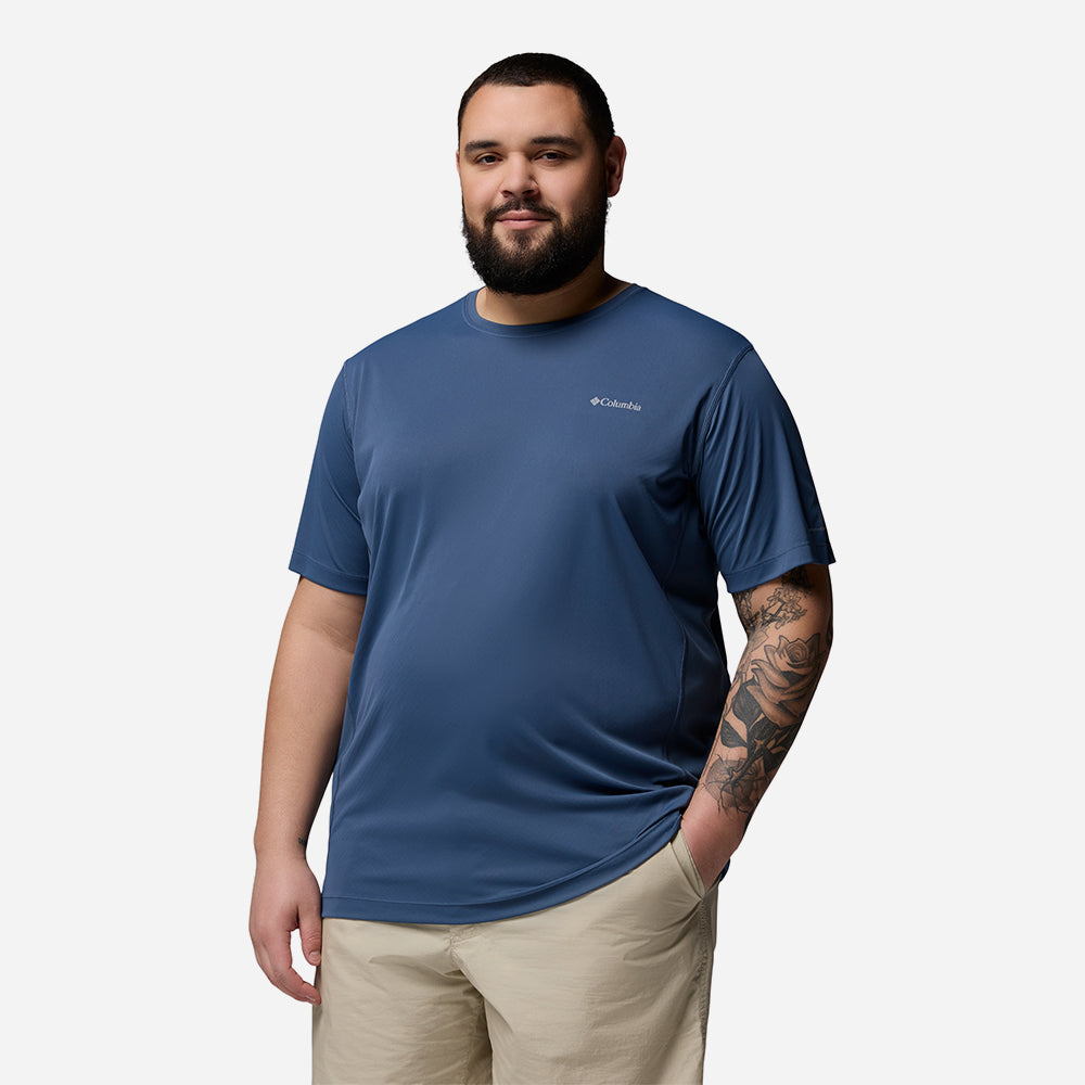 Áo Thun Nam Columbia Zero Rules™ Light Short Sleeve Crew - Xanh Dương - Supersports Vietnam