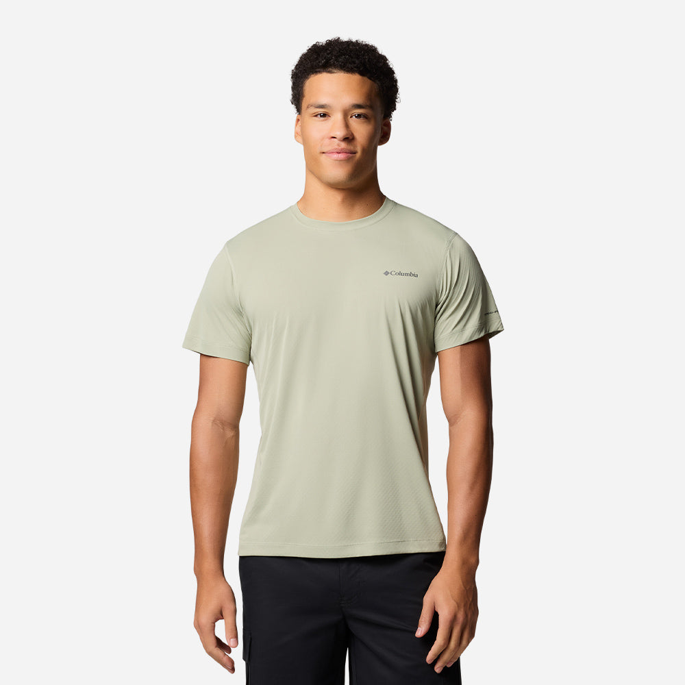 Áo Thun Tay Ngắn Nam Columbia Zero Rules™ Light Short Sleeve Crew - Xanh Mint - Supersports Vietnam