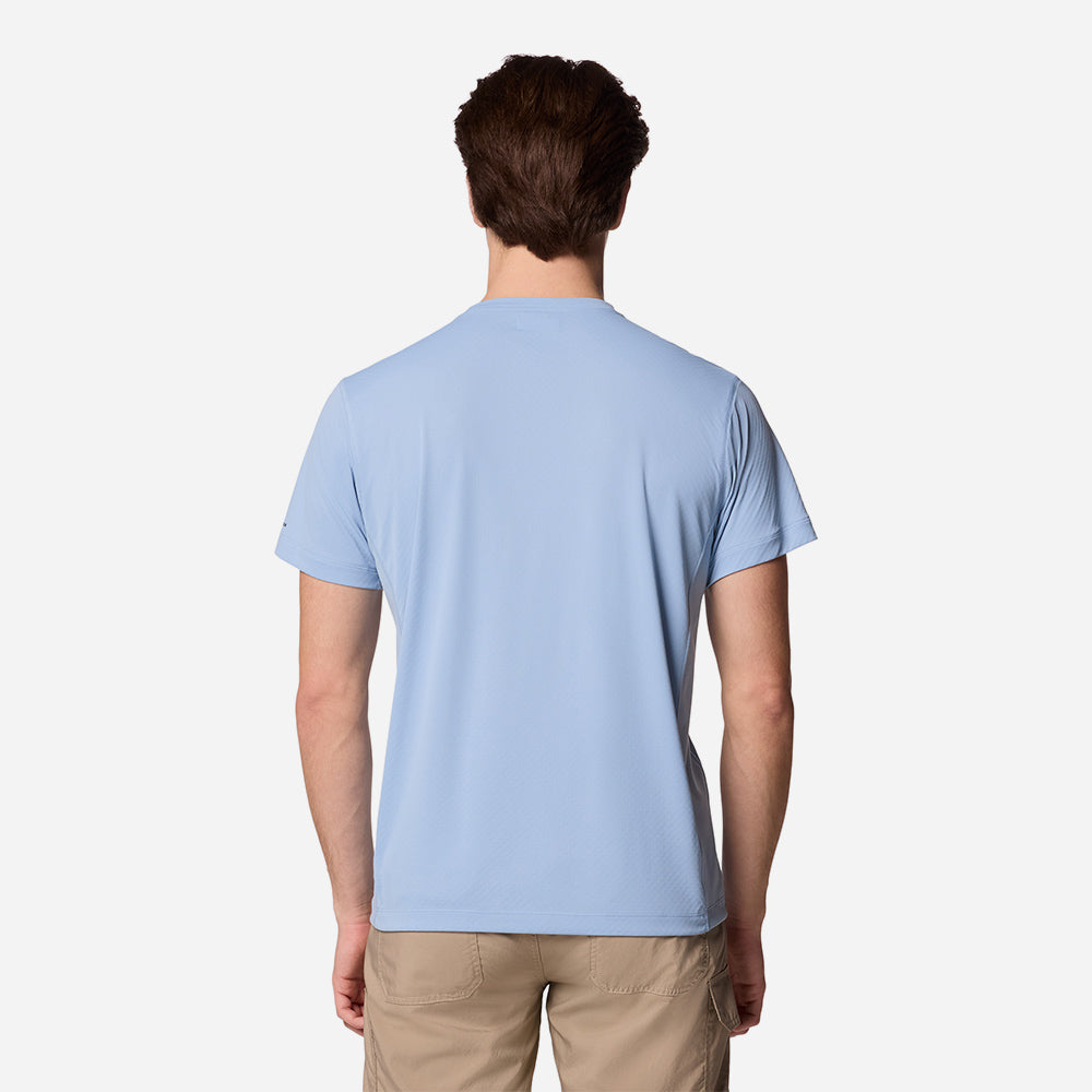 Áo Thun Tay Ngắn Nam Columbia Zero Rules™ Light Short Sleeve Crew - Xanh Dương - Supersports Vietnam
