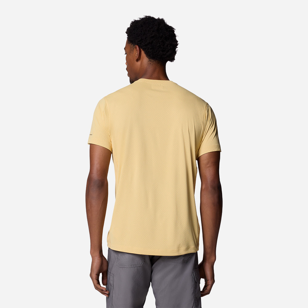 Áo Thun Tay Ngắn Nam Columbia Zero Rules™ Light Short Sleeve Crew - Vàng - Supersports Vietnam