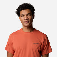 Áo Thun Tay Ngắn Nam Columbia Zero Rules™ Light Short Sleeve Crew - Cam - Supersports Vietnam