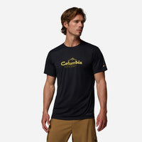 Men's Columbia Zero Rules™ Light Short Sleeve Graphic Crew T-Shirt - Black
