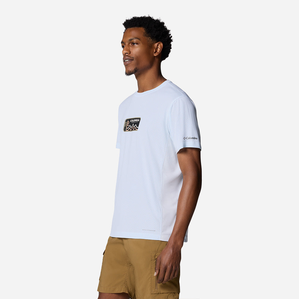 Áo Thun Nam Columbia Zero Rules™ Light Ss Graphic Crew - Trắng - Supersports Vietnam