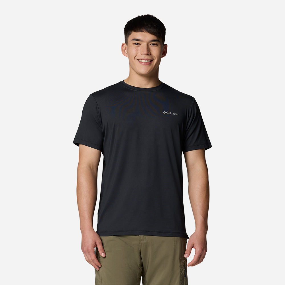 Áo Thun Nam Columbia Tech Trail™ Utility Short Sleeve Crew - Đen - Supersports Vietnam